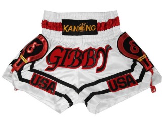 Short de Boxe Muay Thai Personnalisé : KNSCUST-1184